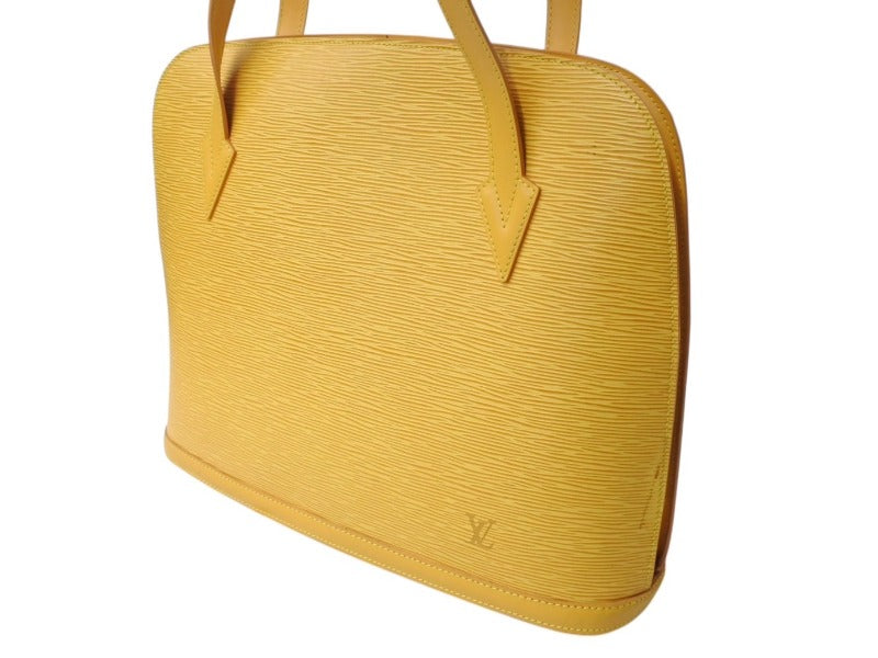 LOUIS VUITTON Rusac Tote Bag Shoulder Bag Epi Leather M52289 Gold Hardware Good Condition Used 4b003784