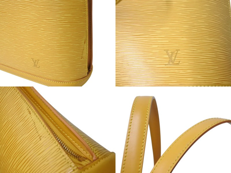 LOUIS VUITTON Rusac Tote Bag Shoulder Bag Epi Leather M52289 Gold Hardware Good Condition Used 4b003784