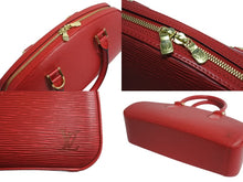Load image into Gallery viewer, 極美品 LOUIS VUITTON ルイヴィトン ジャスミン M52087 ハンドバッグ レッド ゴールド金具 エピレザー 中古 4b003787