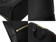 Load image into Gallery viewer, LOUIS VUITTON ルイヴィトン アルマPM ハンドバッグ M52142 エピ レザー ブラック ゴールド金具 美品 中古 4b003788