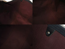 画像をギャラリービューアに読み込む, 極美品 LOUIS VUITTON ルイヴィトン キーポルバンドリエール55 ボストンバッグ M56714 モノグラムマカサー ブラック 中古 4b003790