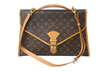 Load image into Gallery viewer, LOUIS VUITTON ルイヴィトン ビバリー ハンドバッグ M51121 ビジネスバッグ 2WAY PVC ヌメ革 ブラウン 美品 中古 4b003795