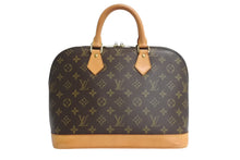 Load image into Gallery viewer, LOUIS VUITTON ルイ ヴィトン アルマPM ハンドバッグ M51130 モノグラム PVC ブラウン ゴールド金具 美品 中古 4b003796