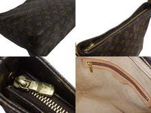 Load image into Gallery viewer, LOUIS VUITTON ルイヴィトン ルーピングGM ハンドバッグ モノグラム M51145 ブラウン ゴールド金具 美品 中古 4b003798