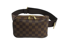 Load image into Gallery viewer, LOUIS VUITTON ルイヴィトン ジェロニモス ウエストバッグ ボディバッグ N51994 ダミエ ブラウン 美品 中古 4b003799