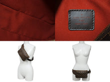 Load image into Gallery viewer, LOUIS VUITTON ルイヴィトン ジェロニモス ウエストバッグ ボディバッグ N51994 ダミエ ブラウン 美品 中古 4b003799