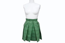 Load image into Gallery viewer, MIUMIU ミュウミュウ チェックスカート ボトムス サイズ36 コットン グリーン ブラウン 羊毛 美品 中古 4b003828