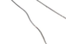 Load image into Gallery viewer, 極美品 CHRISTIAN DIOR クリスチャンディオール ネックレス ロゴプレート ベネチアンチェーン メタル シルバー レッド 7.2g 中古 4b003830