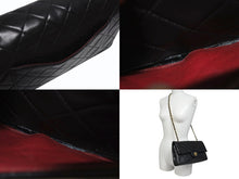 Load image into Gallery viewer, 極美品 CHANEL シャネル マトラッセ25 Wフラップ Wチェーンショルダーバッグ 1番台 ラムスキン ココマーク ブラック 中古 4b003834