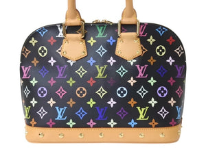 Very good condition LOUIS VUITTON Alma PM Handbag M40444 Monogram Multicolor Black Takashi Murakami Used 4b003840