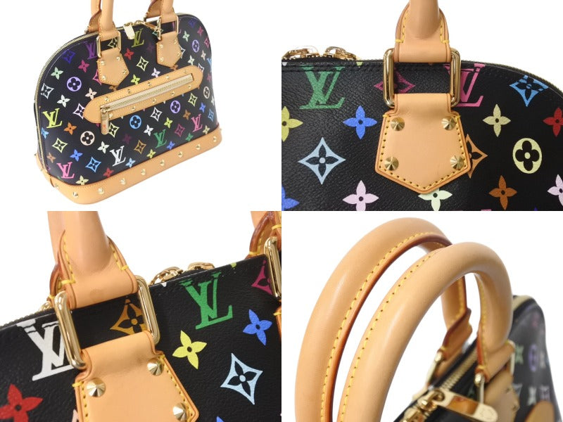 Very good condition LOUIS VUITTON Alma PM Handbag M40444 Monogram Multicolor Black Takashi Murakami Used 4b003840