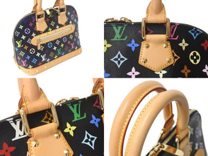 Very good condition LOUIS VUITTON Alma PM Handbag M40444 Monogram Multicolor Black Takashi Murakami Used 4b003840