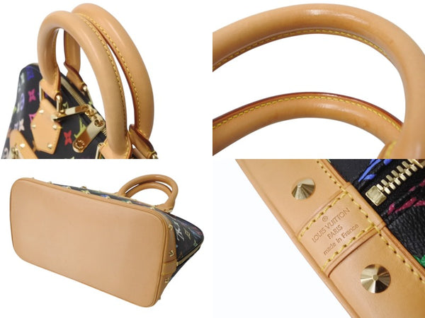 Very good condition LOUIS VUITTON Alma PM Handbag M40444 Monogram Multicolor Black Takashi Murakami Used 4b003840