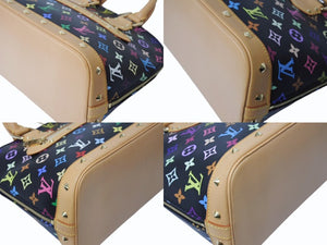 Very good condition LOUIS VUITTON Alma PM Handbag M40444 Monogram Multicolor Black Takashi Murakami Used 4b003840
