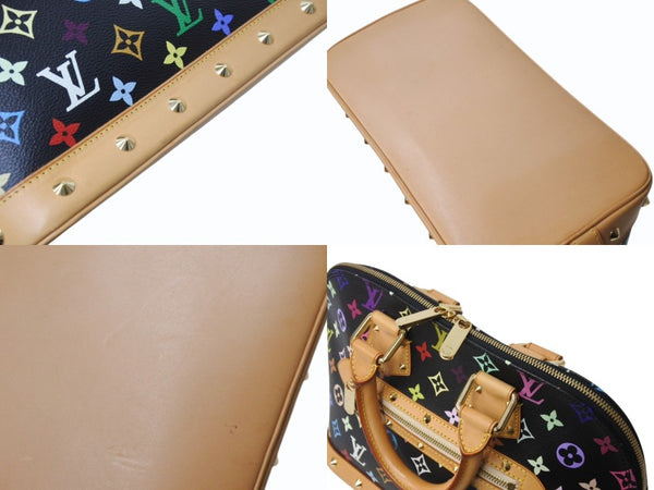 Very good condition LOUIS VUITTON Alma PM Handbag M40444 Monogram Multicolor Black Takashi Murakami Used 4b003840