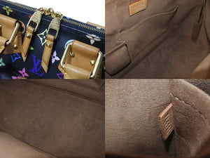 LOUIS VUITTON Alma GM Handbag M40442 Monogram Multicolor Black Takashi Murakami Good Condition Used 4b003841