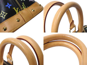 LOUIS VUITTON Alma GM Handbag M40442 Monogram Multicolor Black Takashi Murakami Good Condition Used 4b003841