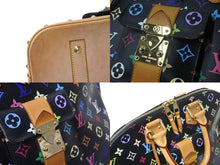 Load image into Gallery viewer, LOUIS VUITTON ルイヴィトン アルマGM ハンドバッグ M40442 モノグラム マルチカラー ブラック 村上隆 美品 中古 4b003841
