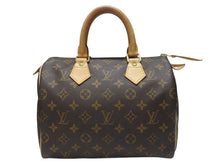 Load image into Gallery viewer, LOUIS VUITTON ルイヴィトン スピーディ25 ハンドバッグ M41109 モノグラム PVC レザー ブラウン ゴールド金具 美品 中古 4b003842