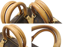 Load image into Gallery viewer, LOUIS VUITTON ルイヴィトン スピーディ25 ハンドバッグ M41109 モノグラム PVC レザー ブラウン ゴールド金具 美品 中古 4b003842
