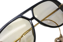 画像をギャラリービューアに読み込む, BOTTEGAVENETA ボッテガヴェネタ ドロップ パイロット サングラス BV1273S サイズ63□12-180 XL ブラック イエロー 美品 中古 4b003844