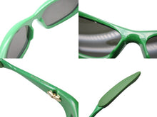 画像をギャラリービューアに読み込む, 極美品 BOTTEGAVENETA ボッテガヴェネタ グリーンコーン ラップアラウンドサングラス BV1184S サイズ58□19-125 L パラキート 中古 4b003845