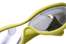 画像をギャラリービューアに読み込む, BOTTEGAVENETA ボッテガヴェネタ ラバーフレーム サングラス SV1211S サイズ56□19-135 XL ライムグリーン シルバー 美品 中古 4b003846