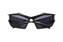 画像をギャラリービューアに読み込む, Givenchy ジバンシー GIV CUT シールドサングラス アイウェア GV40049U サイズ69□17 140 ブラック 美品 中古 4b003849
