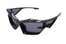 画像をギャラリービューアに読み込む, Givenchy ジバンシー GIV CUT シールドサングラス アイウェア GV40049U サイズ69□17 140 ブラック 美品 中古 4b003849