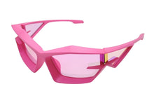 画像をギャラリービューアに読み込む, 極美品 Givenchy ジバンシー GIV CUT シールドサングラス アイウェア GV40049I サイズ69□17 140 ピンク クリア 中古 4b003850