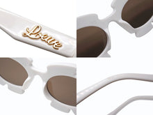画像をギャラリービューアに読み込む, LOEWE ロエベ サングラス フラワーシェイプ PAULA's IBIZA LW40088U インジェクションナイロン イタリア製 ホワイト 美品 中古 4b003851