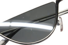 Load image into Gallery viewer, 極美品 EMPORIO ARMANI エンポリオアルマーニ ハーフリム サングaラス メガネ EA2143 ブラック シルバー サイズ57◻︎12 中古 4b003852