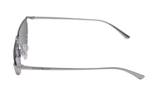 Load image into Gallery viewer, 極美品 EMPORIO ARMANI エンポリオアルマーニ ハーフリム サングaラス メガネ EA2143 ブラック シルバー サイズ57◻︎12 中古 4b003852