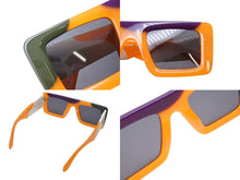 画像をギャラリービューアに読み込む, OFF-WHITE オフホワイト Seattle シアトル サングラス アイウェア OERI069 サイズ50□24 145 マルチカラー 美品 中古 4b003853