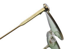 画像をギャラリービューアに読み込む, 極美品 SWAROVSKI スワロフスキー ステートメント キャッツアイシェイプ サングラス ラインストーン Sk7009 グリーン 中古 4b003855