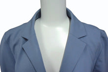 画像をギャラリービューアに読み込む, JACQUEMUS ジャックムス テーラードジャケット レディース サイズ38 ライトブルー ルーマニア製 変形シルエット 美品 中古 4b003860