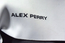 Load image into Gallery viewer, 新品未使用 AlexPerry アレックスペリー Iron Gray Strapless Sweetheart Ruched CrystalJersey Midi Dress ドレス グレー UK8 中古 4b003862