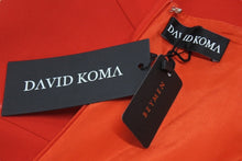 Load image into Gallery viewer, DAVID KOMA デヴィッドコーマ ノースリーブ ドレス ウール スパンデックス イギリス製 レッド サイズ8 美品 中古 4b003866