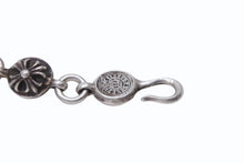 画像をギャラリービューアに読み込む, CHROME HEARTS クロムハーツ クロスボール ブレスレット #2 重量約66.1g 10LINK 全長約25.5cm 1991/.925刻印 シルバー925 美品 中古 4b003868