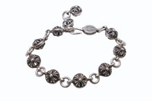 画像をギャラリービューアに読み込む, CHROME HEARTS クロムハーツ クロスボール ブレスレット #2 重量約66.1g 10LINK 全長約25.5cm 1991/.925刻印 シルバー925 美品 中古 4b003868