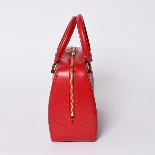Very good condition LOUIS VUITTON Sablon handbag M52047 Castilian red epi leather gold hardware used 4a000153