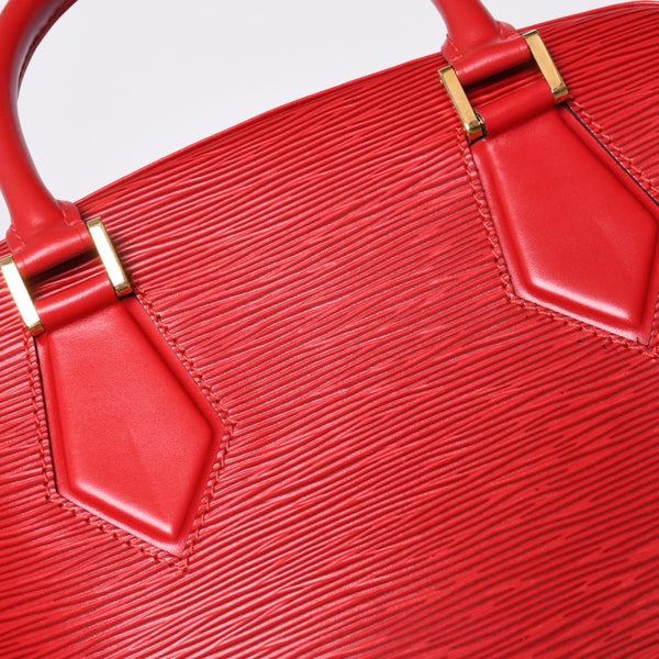 Very good condition LOUIS VUITTON Sablon handbag M52047 Castilian red epi leather gold hardware used 4a000153