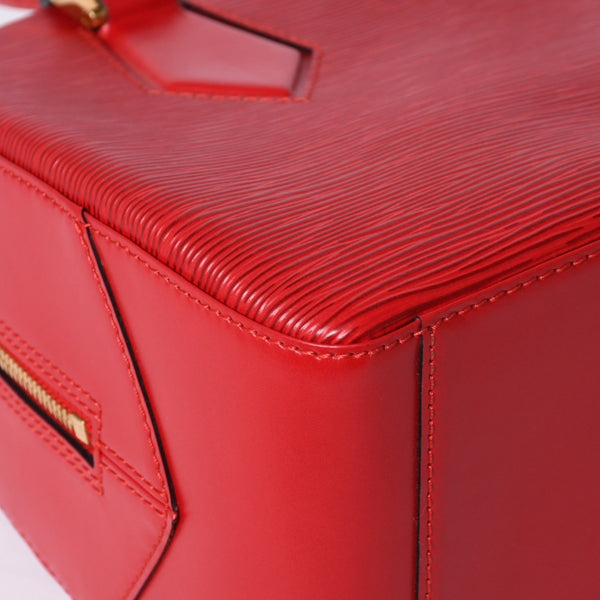 Very good condition LOUIS VUITTON Sablon handbag M52047 Castilian red epi leather gold hardware used 4a000153