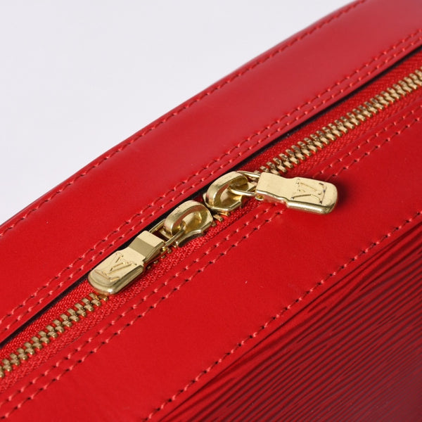 Very good condition LOUIS VUITTON Sablon handbag M52047 Castilian red epi leather gold hardware used 4a000153