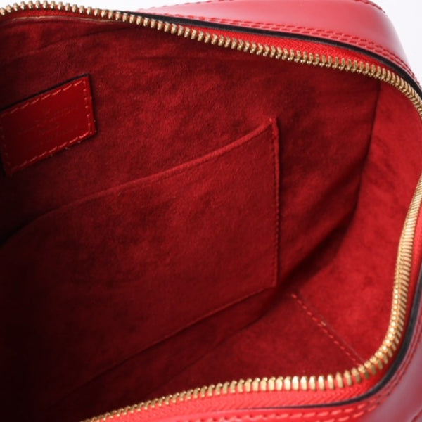 Very good condition LOUIS VUITTON Sablon handbag M52047 Castilian red epi leather gold hardware used 4a000153