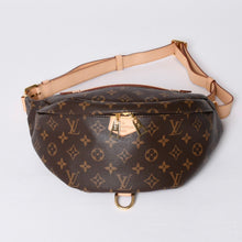 画像をギャラリービューアに読み込む, 新品同様 LOUIS VUITTON ルイヴィトン バムバッグ ボディバッグ ウエストバッグ M43644 モノグラム ブラウン ゴールド金具 中古 4a000430