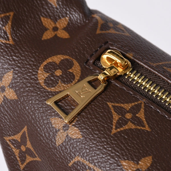 Like new LOUIS VUITTON bum bag body bag waist bag M43644 monogram brown gold hardware used 4a000430
