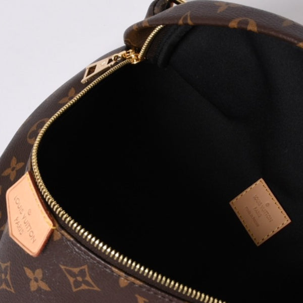 Like new LOUIS VUITTON bum bag body bag waist bag M43644 monogram brown gold hardware used 4a000430