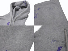 画像をギャラリービューアに読み込む, VETEMENTS ヴェトモン SCRIBBLED HOODIE ハンドペイントプリント オーバーサイズ プルオーバーパーカー グレー サイズXS UE54HD480G 美品 中古 4b003872
