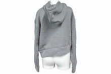 画像をギャラリービューアに読み込む, 極美品 LOEWE ロエベ アナグラム パーカー 短丈 1727170 ポルトガル製 コットン ウール グレー サイズXS 中古 4b003873